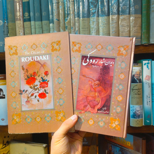 خرید و قیمت کتاب دست دوم دیوان اشعار رودکی (با قاب ، کاغذ گلاسه)