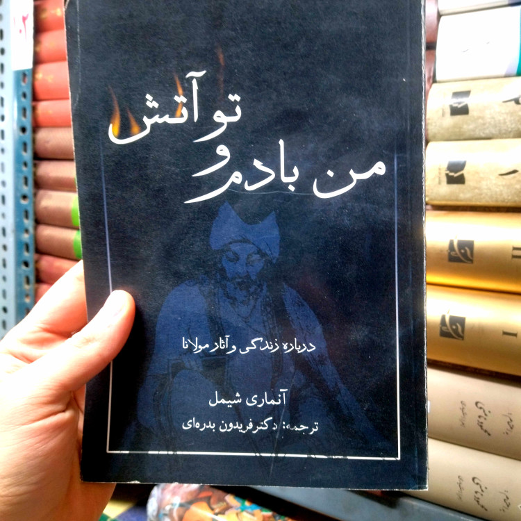 خرید و قیمت کتاب دست دوم من بادم و تو آتش ؛ درباره زندگی و آثار مولانا