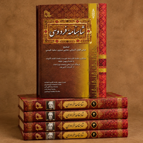 دوره ۴ جلدی کتاب شاهنامه فردوسی انتشارات طلایه 4 جلدی ( مشابه نو )