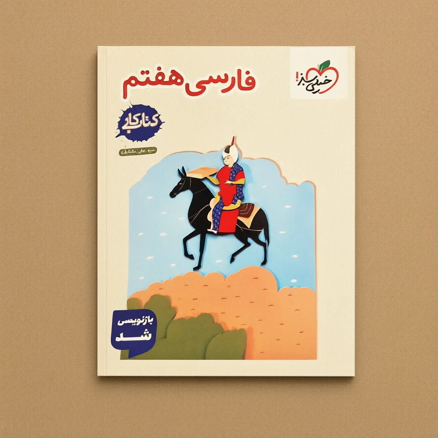 کتاب کار فارسی هفتم خیلی سبز اثر سید علی عاملیان | چاپ جدید رحلی ویژه تمرین و تکالیف کلاسی